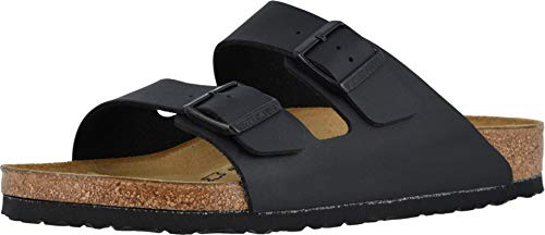 Birkenstock Unisex Arizona Sandal,Black Birko-Flor,41 N EU