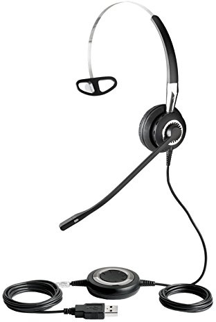 Jabra Biz 2400 Monaural Standard UC Noise Cancelling USB Headset