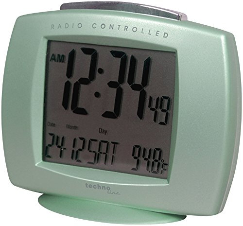 Technoline Funkwecker WT 189 mit Innentemperaturanzeige und Datums-/ Wochentagsanzeige