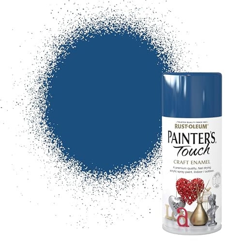 Rust-Oleum 150ml Painter's Touch Craft Enamel Spray Paint Aerosol - Ocean Blue