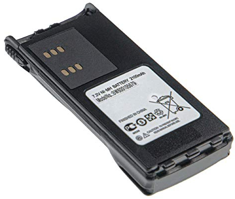 vhbw NiMh batteria 2100mAh (7.2V) per la radio, walkie-talkie Motorola GP340, GP360, GP380, GP540, GP580, GP640, GP680, HT1200 sostituisce HNN9013