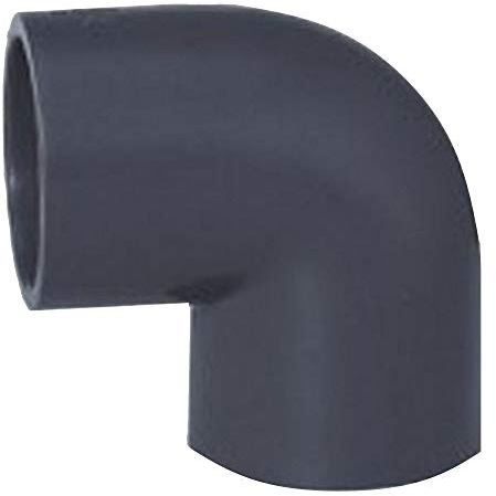 PVC Rohre und Fitting Ø 40 mm Fitting Winkel Kniestück Adapter Muffen T-Stück Kappen (1 x Winkel 90 ° 40mm)