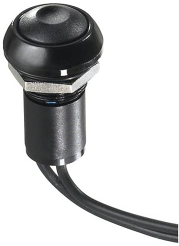 APEM IPR1FAD6 IP Series Druckschalter 12 V/DC 4 A 1 x Ein/Aus rastend (Ø x H) 12 mm x 20 mm IP67 1 St.