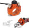 Pulsante Manubrio Moto,Interruttore Spegnimento Pulsante On/Off Moto con Piastra di Montaggio Posteriore per ATV Dirt Pit Bike Scooter Quad con Manubrio da 7/822mm-Arancia