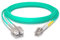 10Gtek Fiber Patch Cable - LC to SC OM3 10Gb/Gigabit Multi-Mode Jumper Duplex 50/125μm LSZH Fiber Optic Cord for SFP Transceiver, Aque, 10-Meter(32.8-ft)