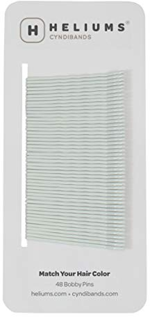 Heliums Épingles à Cheveux de 5 cm - Blanc - Assorties à la Couleur des Cheveux, 48 Unités