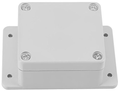 Water resistant Junction Box IP65 ABS Universal Electrical Project Enclosure Instrument Case Fixed Mount (Small)