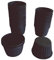iSpchen Muffin-Cupcake-Förmchen aus Papier, 60 Stück, für Küche, Hochzeit, Party, Crimpen, mehrfarbig, Unterseite 5 cm Durchmesser, Schwarz