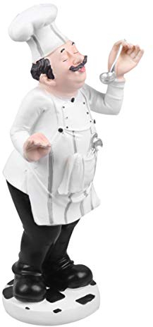 Koch Figuren Deko Küchenchef Figur Koch Kochen Bäcker Dekofigur Harz Skulptur Desktop Ornamente Küche Restaurant Café Bar Bäckerei Dekoration Stil 4