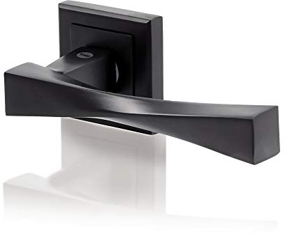 Yale YPP7-V-CB Door Handle Square 7 mm Black Verona Model Button Lock