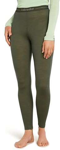 Icebreaker Women's Everyday Gym Leggings - Women Sports & Workout Leggings - 100% Merino Wool Base Layer - Loden, S