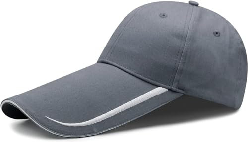 Sanahy Casquette Baseball Homme Gris Taille Unique Peaked Chapeau De Pêche Homme