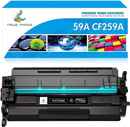 TRUE IMAGE Kompatibel Tonerkartusche als Ersatz für HP 59A CF259A Laserjet Pro M404dn Toner M404dw MFP M428fdw M428dw M428fdn M404n M304n M304dn M428 M404 M304 59X CF259X (Schwarz, 1er-Pack)