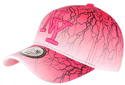 Casquette NY Rose Design Original Streetwear Baseball Fashion Eklyr - Taille Unique - Rose