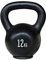 TITAN LIFE PRO Kettlebell 12kg. Schwarz. Klassische und professionelle Kugelhantel aus Eisen. Pulverbeschichteter Griff