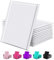 GSSUSA Luftpolster-Versandtaschen Verpackungsmaterial, 15,2 x 25,4 cm, Weiß, 100 Stück