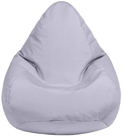 Loft 25 Kinder Sitzsack | Outdoor sitzsack Erwachsene | wasserfest sitzsack mit füllung, Bean Bag Chair, Gaming sitzsack kinderzimmer, sitzsack Sessel, sitzsäcke (Grau, Sitzsack)