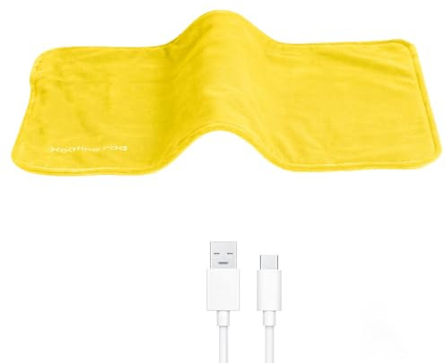 Elektrische Heizdecke USB 5V Flanell Wärmedecke Heizkissen Wärmekissen Tragbare Winter Erwärmung Waschbar Kuschelheizdecke Superweiches Wärmepads für Nacken Schulter Heimgebrauch Büronutzung, 50x30CM
