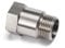 Lambdasonde Diagnosesonde 1pc O2 Sauerstoff Sensor Test Rohr Verlängerung Adapter Spacer Stahl Und Verchromt M18 X 1.5 Bung Spacer Für Auto Teil Zubehör Sauerstoff Sensor