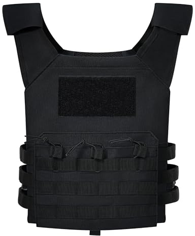 XIELIXIA Tactical Vest Youth Army Costume,Adjustable Training Protective Outdoor Vest,Suitable for Airsoft Paintball Game Equipment