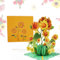 scicent Pop-up Karte Bunter Blumenstrauß als Partnergeschenk, als Geschenk für Mama oder Ehefrau als Geburtstagskarte, Hochzeitskarte, zum Muttertag, Frauentag, Jahrestag, Valentinstag - 31914