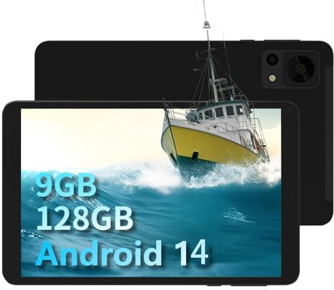 DOOGEE T20MINI Tablette Android 14, Tablette Tactile 8.4 Pouces avec Carte Sim 4G, 9(4+5) Go + 128 Go (TF 1 to), Tablettes Octa Core, FHD 1920x 1200, 13MP Caméra, Batterie 5060mAh Widevine L1, Black