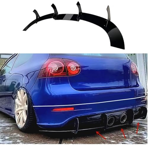 QSNZNB Auto Heckspoiler, kompatibel mit Golf 5 MK5 R32 2006-2009, Auto Heckkofferraum Flügel