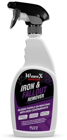 WAVEX Rust Remover Spray | Iron Remover for Car and Bike 650ml | Iron Remover for Car That Removes Iron & Fallout from Exterior Car and Bike Surfaces