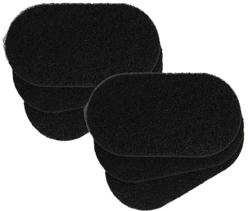vhbw 6x Filtre à charbon actif compatible avec Seb FR4000, FR402, FR402100/12A, FR401, FR401900/12, Fryn Twist Friteuse - 6,5 x 9,1 x 0,9 cm