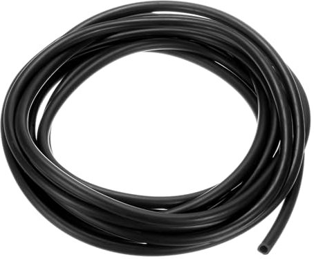 M METERXITY Olio Lubrificante Tubi 5mm (3/16) ID x 8mm OD 16.4Ft Tubo in Gomma per Tubi per Irrigazione/Attrezzature Piccole/Esterno/Giardino [Nero]