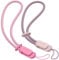 SURPHY Wrist Strap Lanyard for Phone, 2 Pack Adjustable Combination Strap Compatible with Phone, Airpods, Purse, Keychain and more, Pink & Rose Pink