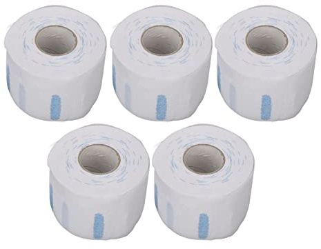 5 Rollen dehnbare Papier Halsstreifen f r Friseure hygienische Einweg Nackenabdeckungen unverzichtbares Friseurzubeh r f r professionelle Salons