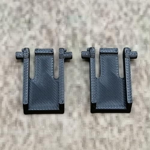 ULEIVA 1 Paar (2 Stck) Ersatz Tastaturfüße gerade Schwarz kompatibel mit Logitech G15 Tastatur Ersatzteil Tastaturständer Füße Keybord (Gerade)