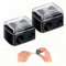 2 Stück Makeup Sharpener Anspitzer, Spitzer Kosmetikstifte, Kosmetik Bleistift Anspitzer Augen Make up-Bleistiftspitzer Kosmetikspitzer für Augenbrauenstift, Lipliner, Eyeliner Bleistift