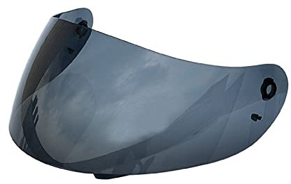 Motociclo Visiera for casco, visiera for casco antigraffio anti-UV for motocicletta, visiera di ricambio for casco da moto AGV K3/K4, lente integrale (blu)(Brown Black)