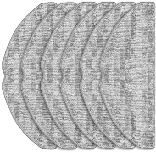 KiimSin Mop Cloths Accessory Set for Roborock Q7 M5 / Q7 M5+ / Q7 L5/ Q7 L5+ Robot Vacuum Cleaner, Microfiber Mop Cloth Replacement Parts, 6 Pack