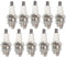 Rinteea 10 candele di accensione L7T per decespugliatore, motosega, decespugliatore, decespugliatore, tosaerba