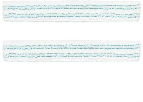 Tidevib 2 Stück Mikrofaser-Reinigungstücher für Leifheit XL Fensterreiniger-Set, waschbar, wiederverwendbar, Wischmopp-Kopfabdeckung für nasse und trockene Glasreinigung