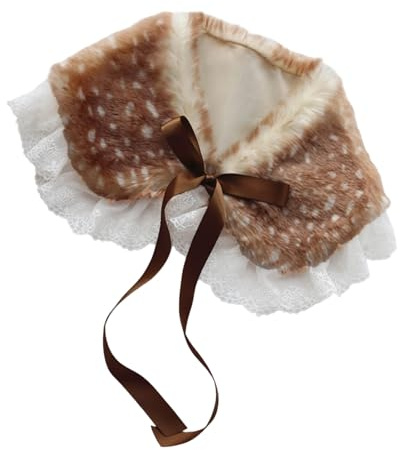 MFYOUPK Damen Hirsch Kostüm Accessoires,Hirsch Foto Requisiten - Kostümzubehör Für Charaktere,Für Maskenball, Feiertag, Party, Festival, Feier, Bühnenaufführung Und Familientreffen