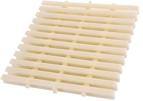 KEuLen Grille de Débordement de Piscine, Couverture de Grille de Drainage de Piscine en Plastique épissable, Grille de débordement for salles de Bains intérieures/extérieures(15x 100cm,2pcs)