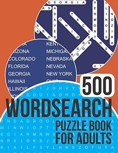 500 Wordsearch Puzzle Book for Adults: Word search book with a massive 500 themed puzzles to enjoy