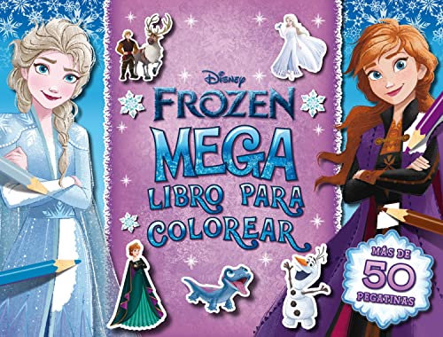 Frozen. Megalibro para colorear 2: Con pegatinas (Disney. Frozen)