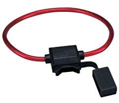 Inline car fuse holder