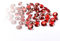eventkauf 1000 Kristalle Diamanten Streuteile Dekosteine 12mm (Bordeaux)