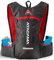ATACAMA Laufrucksack ohne Blase zum Laufen und Fahrrad Fahren 2l rot/blau - wasserdicht, reflektierend, leicht, klein - Trailrunning Rucksack zum Laufen - Laufweste - Leichter Skirucksack
