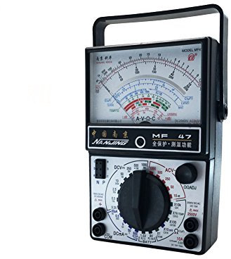 XUNQI Multimètre électrique AC DC Testeur Voltmètre Ampèremètre Ohmmètre Multimètre Testeur Analogique