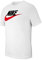 Nike Men Sportswear T-Shirt - White/Black/University Red, XX-Large