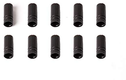 10 Stück Shimano Fahrrad Außenhülle Schaltzug Endkappe Schaltzughülle 4mm schwarz