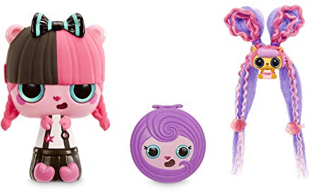 MGA 558552E7C - Pop Pop Hair Surprise 1 Figur, Puppe für Haarstyling, 3-in-1 Set, Serie 1, sortiert, für Kinder ab 5 Jahren geeignet, ideal als Geschenk zum Geburtstag oder als Mitbringsel