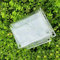 Transparente PVC Wasserdichte Plane Regenschutz Dicke 0.3mm Klarsicht-Folie für Außenbereich,Balkon Regen Vorhang Sonnenschutz Tarp für Innenhof,Pflanzendecke,mit Ösen,Angepasst(2.4x3m/7.9x9.8ft)